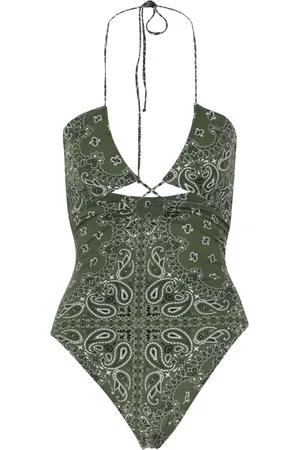 MC2 SAINT BARTH Badedragt med bandana-print