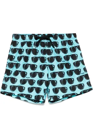 Moschino Badeshorts med solbrilletryk