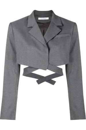 Rokh Cropped slå om-blazer