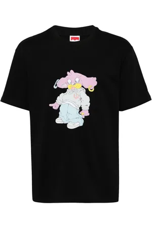Ground Zero T-shirt med hundetryk