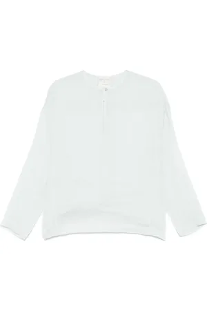 FORTE FORTE Halvgennemsigtig bluse