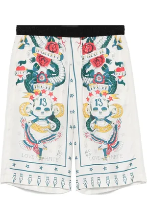 John Richmond Shorts med grafisk tryk