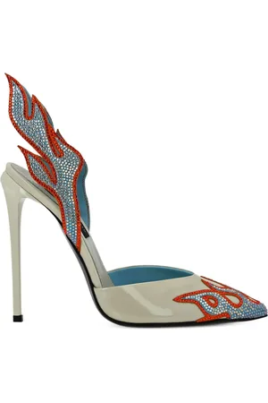 Philipp Plein 120 mm stilletter med flammedetalje