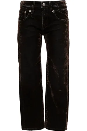 R13 Jeans i velour med lige ben