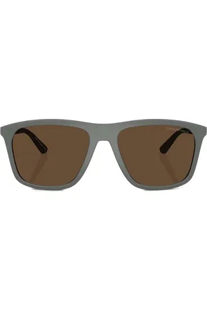 Emporio Armani Matte firkantede solbriller