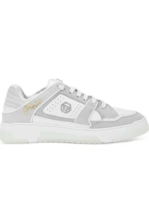 Philipp Plein Sneakers med læderpaneler