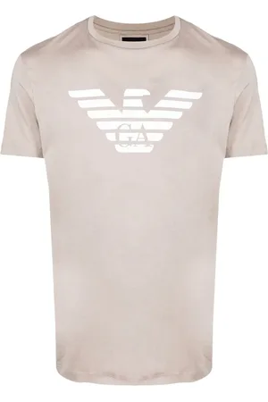 Emporio Armani T-shirt med rund hals og logo