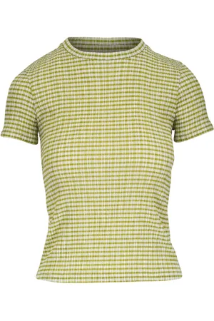 Vince T-shirt med gingham-mønster