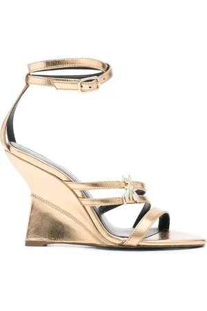 Patrizia Pepe 90 mm metalliske sandaler
