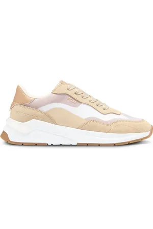 HUGO BOSS Sneakers med ruskindspaneler