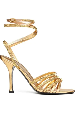 VALENTINO GARAVANI Rockstud 100mm pumps med krystal-udsmykning