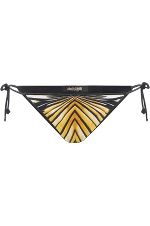 Roberto Cavalli Bikiniunderdel med Ray of Gold-tryk