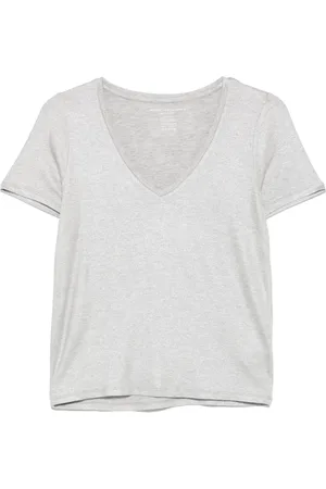 Majestic T-shirt med metallisk finish