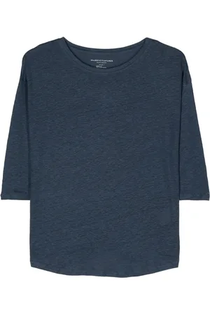 Majestic T-shirt med bådudskæring