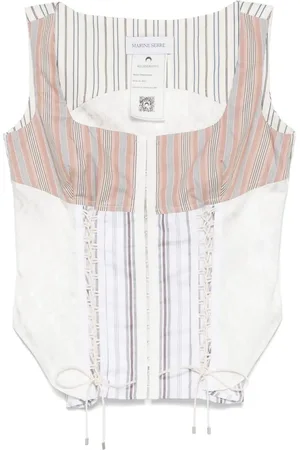 Marine Serre Regenerated-stribet top
