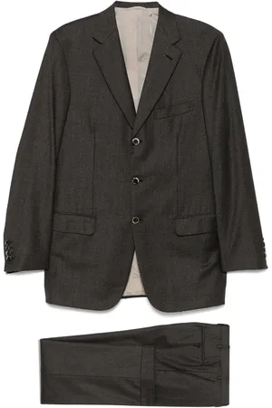 BRIONI Jakkesæt med houndstooth-mønster