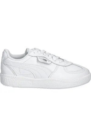 PUMA Hvide sneakers i læder