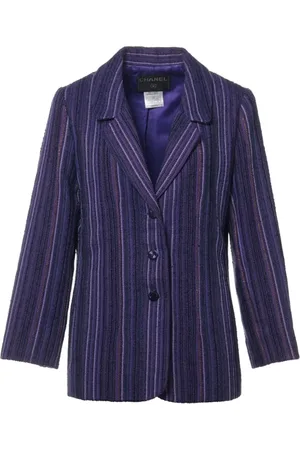 CHANEL Stribet blazer