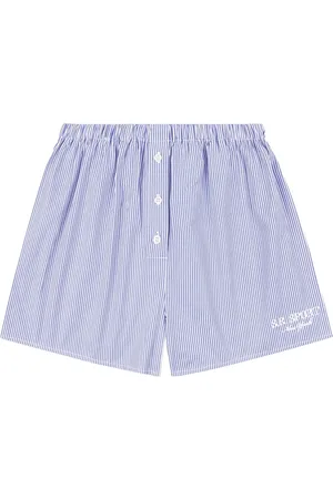 Sporty & Rich Stribede shorts