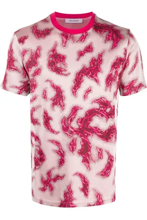 MACCAPANI T-shirt i jacquard med grafisk tryk