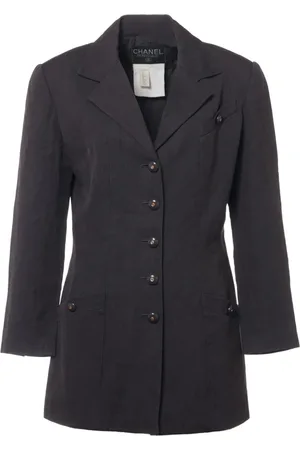 CHANEL Enkeltradet blazer