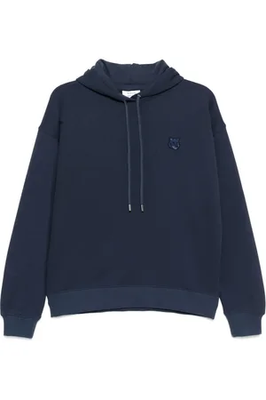 Maison Kitsuné Hættetrøje med rævehoved-mærke