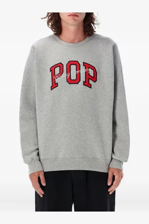 Pop Trading Company Sweatshirt med broderet logo