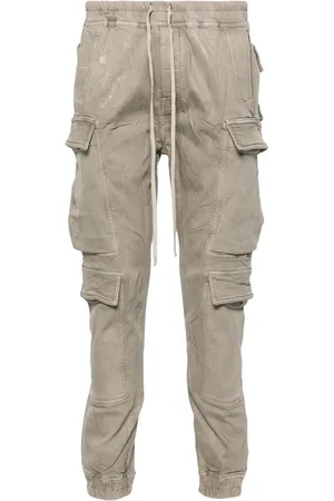 Rick Owens Mastodon Megacargo jeans med mellemhøj talje og smal pasform