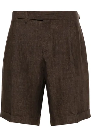 BRIGLIA Skræddersyede shorts i hør