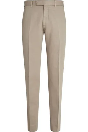 Ermenegildo Zegna Summer chino-bukser i bomuld og hør