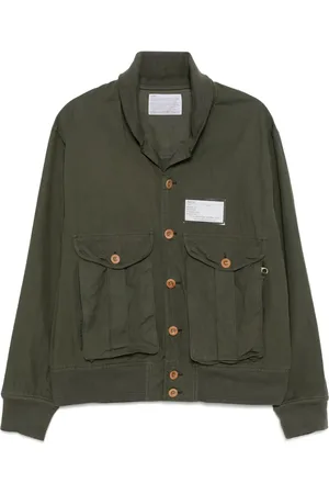 Kolor Militærjakke med knapper