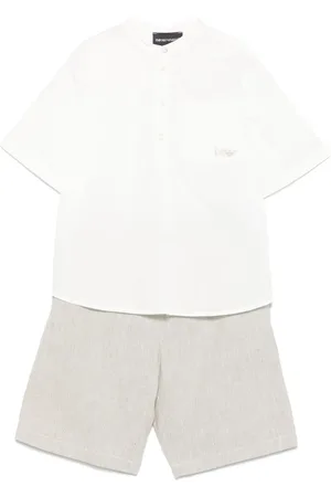 Emporio Armani Shortssæt med broderet logo