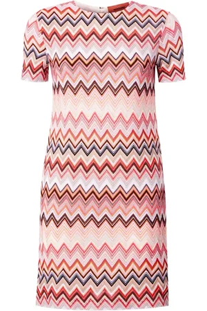 Missoni Kort kjole med zigzag-mønster