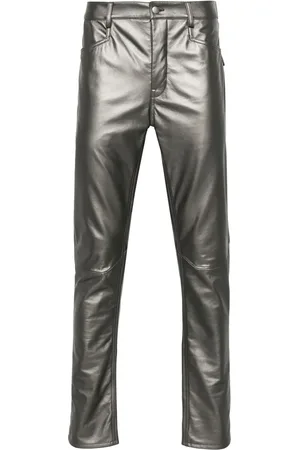 Rick Owens Læderbukser med smalle ben