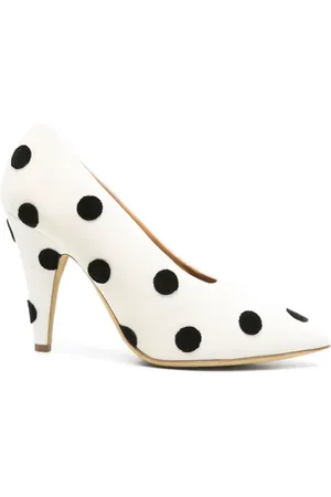 Moschino 100 mm polkaprikkede pumps
