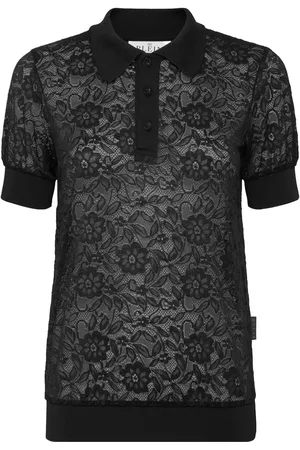 Philipp Plein Polo med blonder