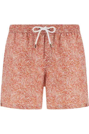 Boggi Milano Badeshorts med botanisk tryk