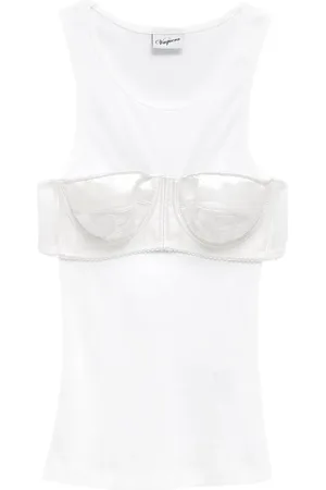 Vaquera Tanktop med bh-detalje