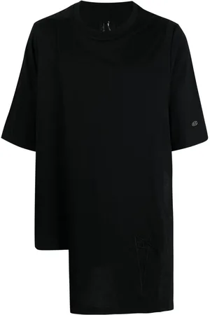 Rick Owens Asymmetrisk kortærmet T-shirt