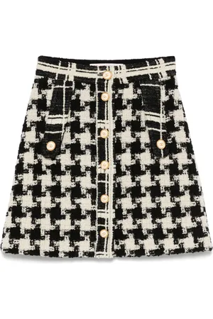 VALENTINO GARAVANI Kort nederdel i tweed
