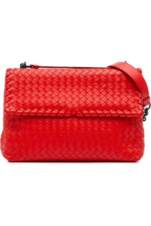 Bottega Veneta Stor Intrecciato Olimpia skuldertaske i nappa-læder fra 2012-2024