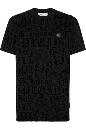 Philipp Plein T-shirt med Gothic Plein-tryk