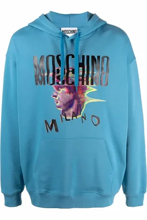 Moschino Hættetrøje med grafisk logotryk og afslappet pasform
