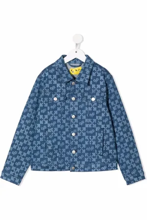 OFF-WHITE Denimjakke med monogram