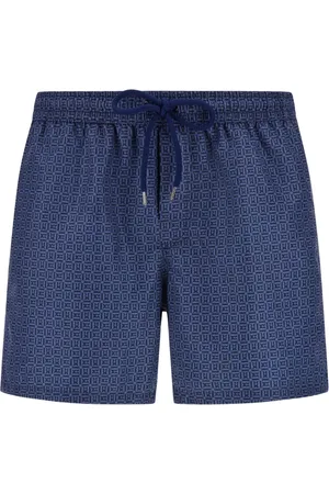 Boggi Milano Badeshorts med monogram-tryk