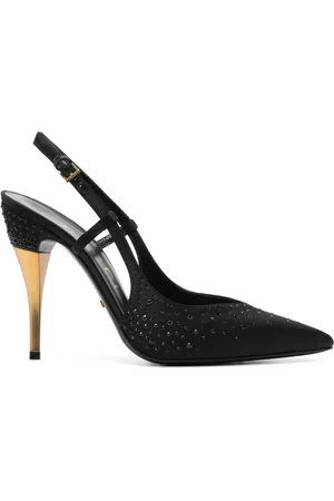 Gucci 115 mm krystaludsmykkede slingback-pumps