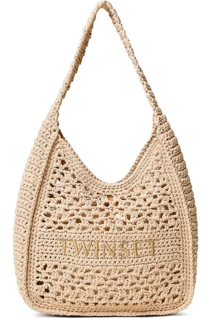 Twin-Set Tote med logobroderi