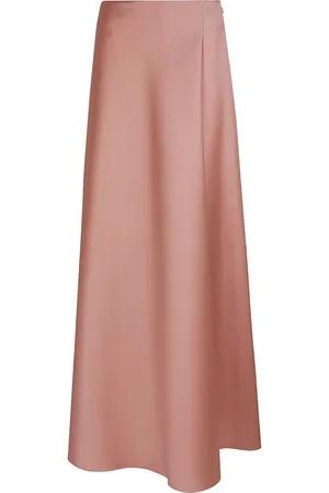 Alberta Ferretti Lang satinnederdel
