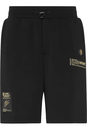 Philipp Plein Shorts med logoapplikation