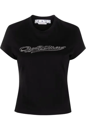 OFF-WHITE Bling kortærmet T-shirt med logotryk
